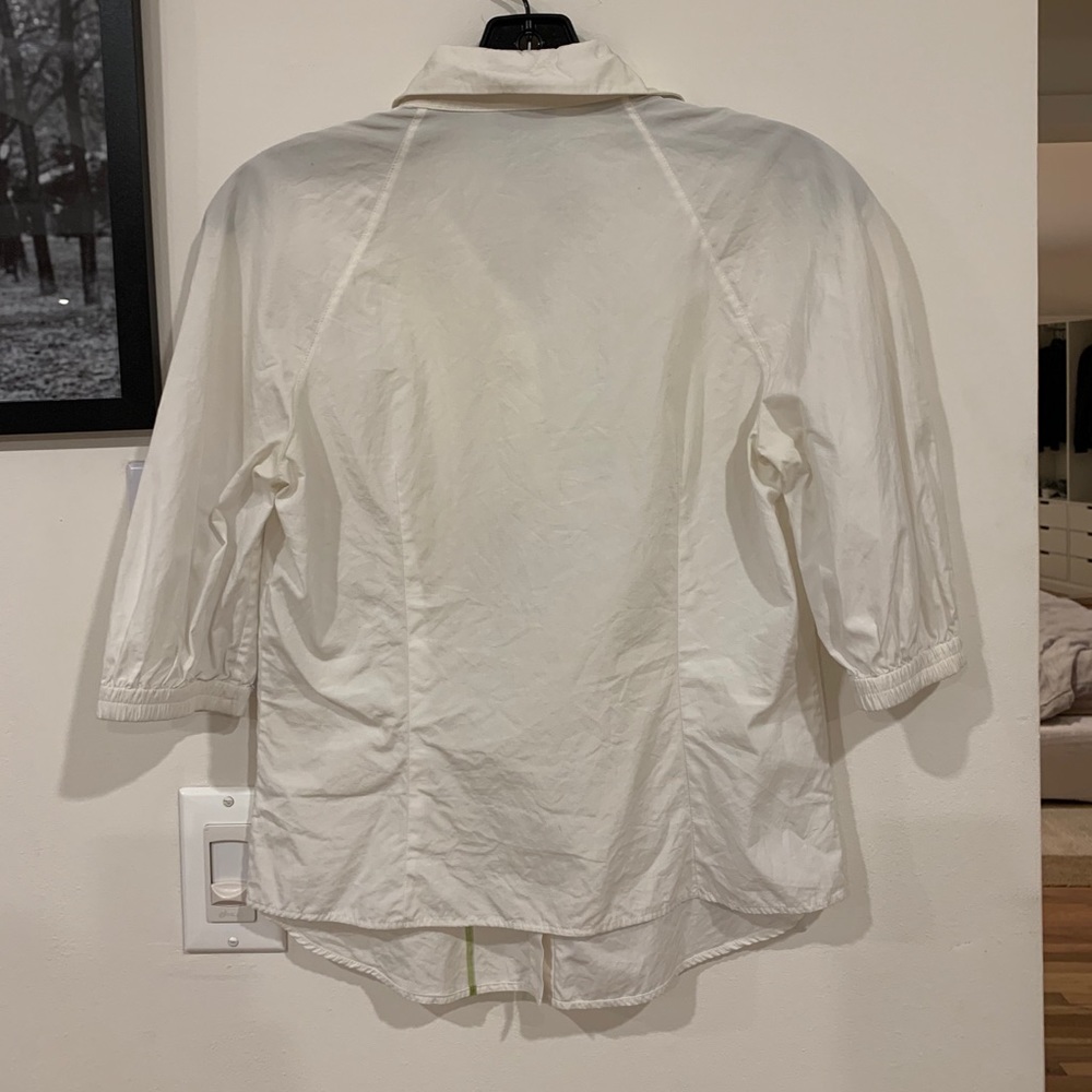 Designer Akris Button Up Top - image 3